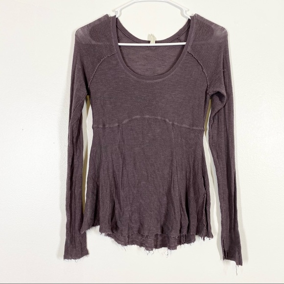 Free People Tops - FREE PEOPLE Intimately Sheer Swing Tee Scoop Neck